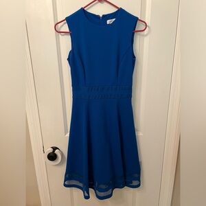 Calvin Klein Size 2 blue Dress